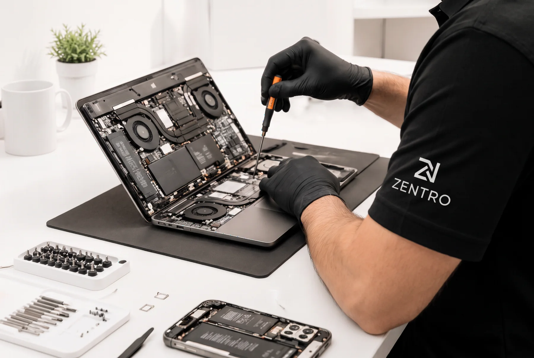 Get a device fixed.